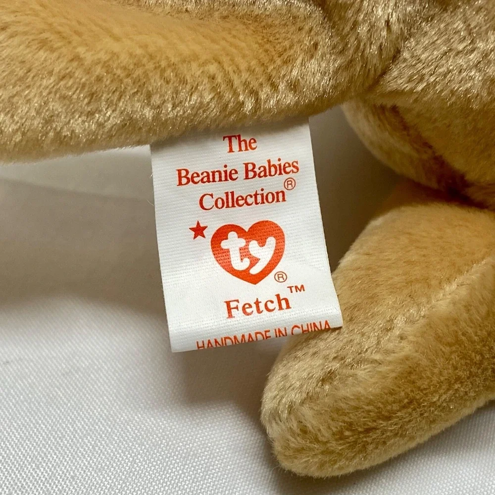 Ty Beanie Babies Fetch Golden Retriever Puppy Dog Retired 1997 1998 Tag Errors‎